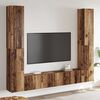 vidaXL Wall Mounted TV cabinets 6 pcs Old Wood Engineered Wood