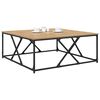vidaXL Coffee Table Artisan Oak 100 x 100 x 40 cm Engineered Wood