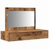 vidaXL Dressing Table Brown 100 x 40 x 70 cm Engineered Wood