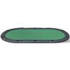 vidaXL 10-Player Foldable Poker Tabletop Green