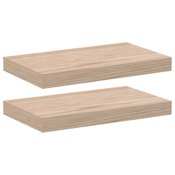 vidaXL Floating Shelves 2 pcs 40x23.5x4 cm Engineered Wood
