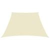 vidaXL Sunshade Sail Oxford Fabric Trapezium 3/5x4 m Cream