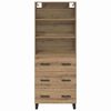 vidaXL Highboard Artisan Oak 69.5 x 34 x 180 cm Engineered Wood