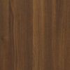 vidaXL 5-Tier Book Cabinet Brown Oak 80x24x175 cm Engineered Wood