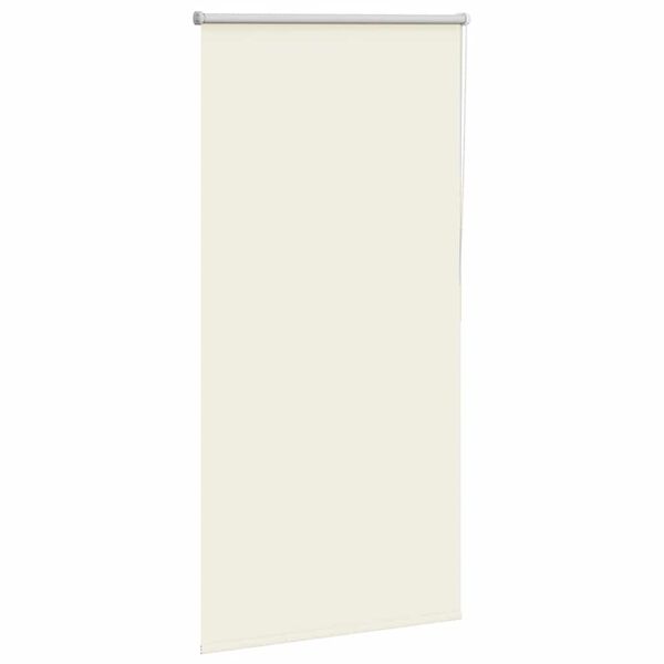 vidaXL Roller Blind Blackout Off White 75x150 cm Fabric Width 70.7 cm Polyester