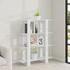 vidaXL Book Cabinet/Room Divider White 100x30x123.5 cm