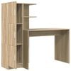 vidaXL Desk 2 pcs Sonoma Oak