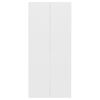 vidaXL Shoe Cabinet White 80x35.5x180 cm Engineered Wood