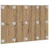 vidaXL Bed Headboard Artisan Oak 120x1.5x80 cm Engineered Wood