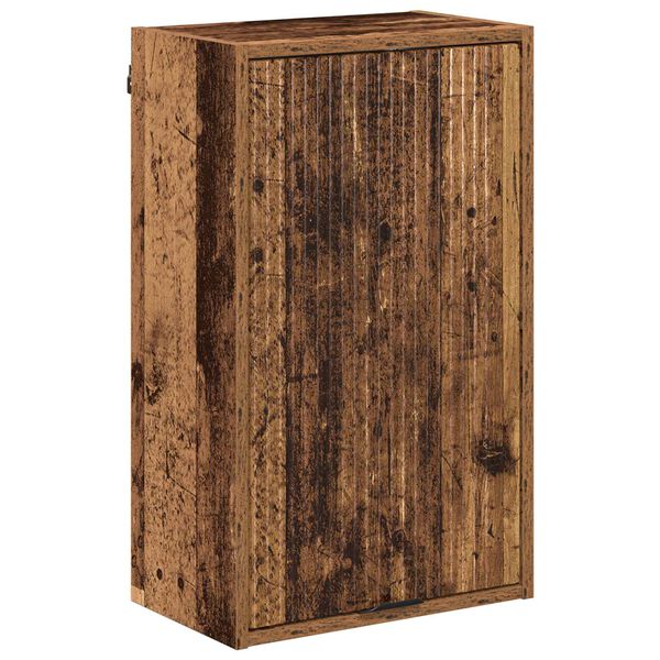 vidaXL Bathroom Cabinet Wall-mounted Old Wood 39 x 23.5 x 65 cm