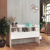 vidaXL Sideboard High Gloss White 105x30x70 cm Engineered Wood
