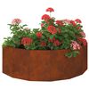 vidaXL Planter Rusty 120 x 60 x 35 cm Weathering Steel