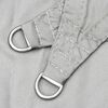 vidaXL Sun Shade Sail Light Grey 3x4x4 m 100% Polyester Oxford