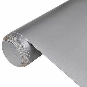vidaXL Car Film Matt Silver 100x150 cm
