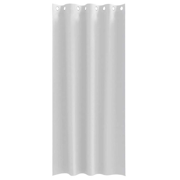 vidaXL Blackout Curtains with Rings 2 pcs Pale Grey 225 x 140 cm