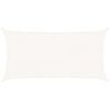 vidaXL Sunshade Sail 160 g/m&sup2; White 2.5x5 m HDPE