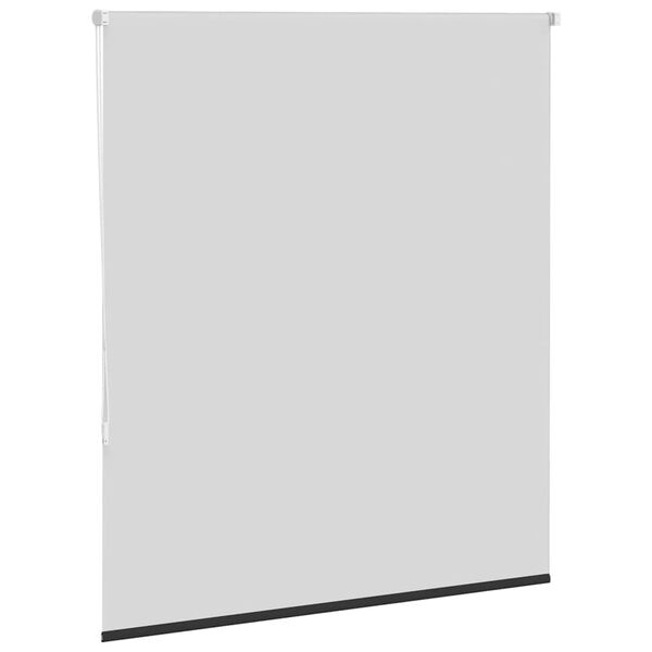 vidaXL Roller Blind Blackout Black 140x130 cm Fabric Width 136.6 cm Polyester