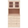 vidaXL Highboard ALTA 77x35x165 cm Solid Wood Pine