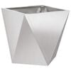 vidaXL Planter 2 pcs Silver 40 x 40 x 40 cm Stainless Steel