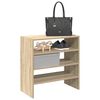 vidaXL Shoe Racks 2 pcs Stackable Sonoma Oak 60x30x30.5 cm
