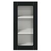 vidaXL Kitchen Cabinet 2 pcs Black 40 x 31 x 80 cm Engineered Wood