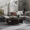 vidaXL Coffee Table Smoked Oak 103.5x60x35 cm Engineered Wood