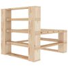 vidaXL Garden Pallet Sofa 4-Seater Wood