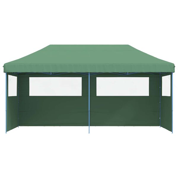 vidaXL Party Tent Folding Green 292 x 580 x 315 cm Oxford Fabric