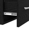 vidaXL Bathroom Sink Cabinet with Drawer Black 42 x 39 x 52 cm