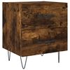 vidaXL Bedside Cabinets 2 pcs Smoked Oak 40x35x47.5 cm Engineered Wood