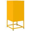 vidaXL Bedside Cabinet Mustard Yellow 36x39x78 cm Cold-rolled Steel