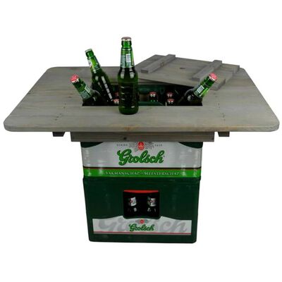 Esschert Design Beer Crate Tabletop Grey