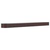 vidaXL Garden Raised Bed Galvanised Steel 620x80x36 cm Brown