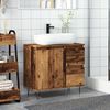 vidaXL Sink Cabinet Old Wood 65x33x60 cm Engineered Wood