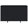 vidaXL Sideboard Black 120 x 41 x 75 cm Engineered wood