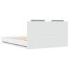 vidaXL Bed Frame without Mattress White 140x200 cm