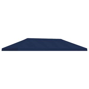 vidaXL Gazebo Canopy Cover 6 x 3 m Blue Polyester 190