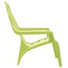 vidaXL Garden Chairs 2 pcs for Children Green 37x34x44cm PP Wooden Look