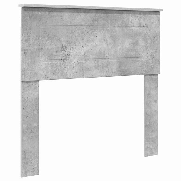 vidaXL Headboard with Headboard Concrete Grey 75 cm Engineered wood