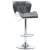 vidaXL Bar Stool 2 pcs Grey 44 x 48 x 105.5 cm Faux Leather