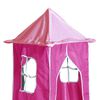 vidaXL Kids' Loft Bed with Tower without Mattress Pink 90x190 cm Single