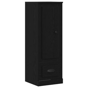 vidaXL Highboard Black Oak 36 x 35.5 x 103.5 cm Engineered Wood