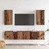 vidaXL TV Cabinet Set Wall-mounted 4 pcs Old Wood Engineered Wood