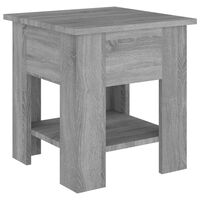 vidaXL Coffee Table Grey Sonoma 40x40x42 cm Engineered wood
