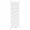 Plisse Blind 50x100cm White Pleated Blind