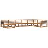 vidaXL Outdoor Sofa Set 8 pcs Natural Solid Acacia Wood