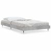 vidaXL Bed Frame without Mattress Concrete Grey 100x200 cm