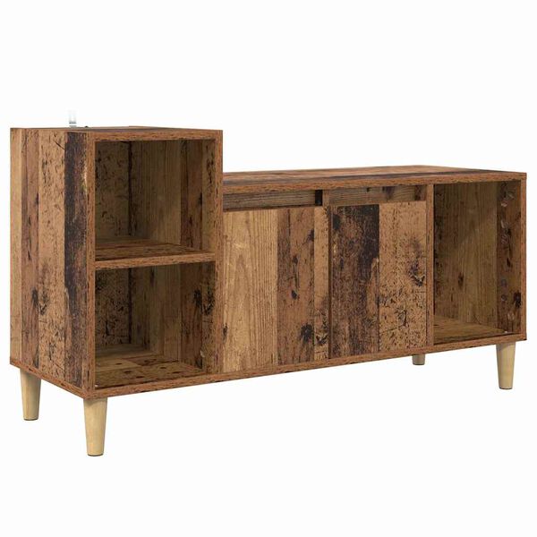 vidaXL TV Cabinet Old Wood 100 x 35 x 55 cm Engineered Wood