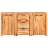 vidaXL Sideboard with 3 Drawers and 4 Doors Solid Acacia Wood