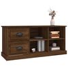vidaXL TV Cabinet Brown Oak 102x35.5x47.5 cm Engineered Wood
